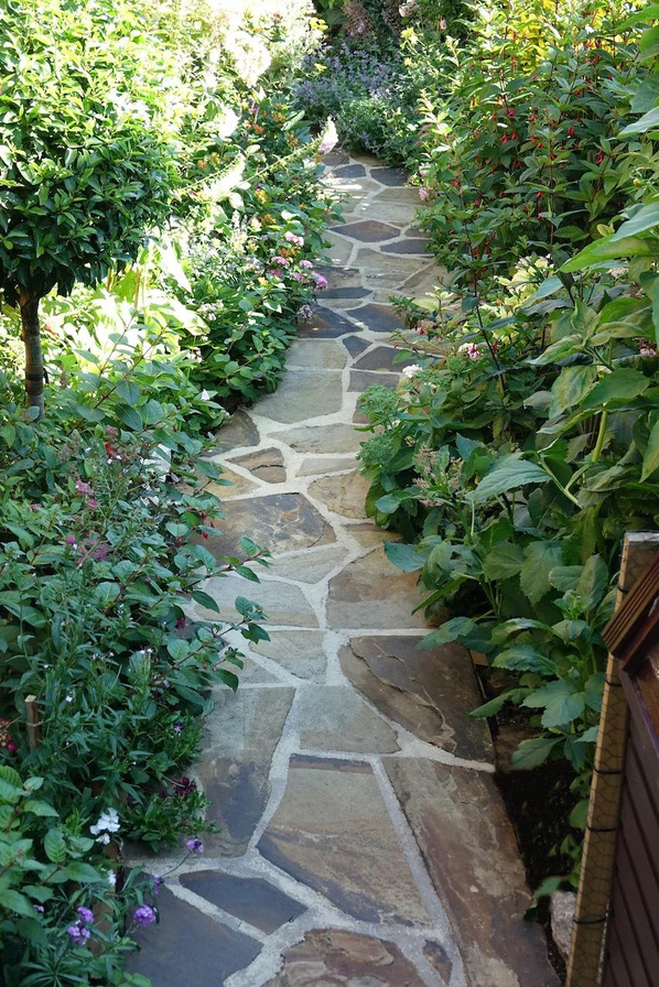 random patio path